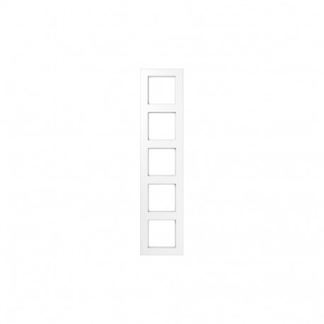 "Jung A5585BFWW Rahmen 5f. bruchsicher f.waager. u.senkr.komb."