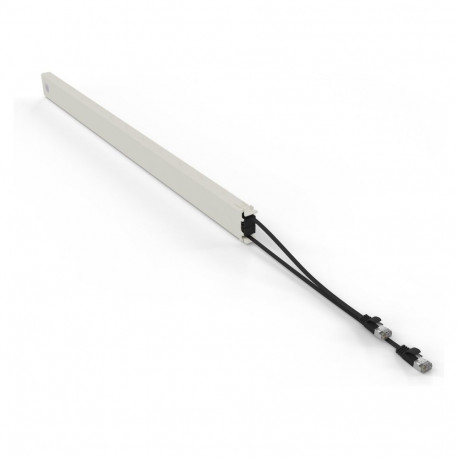 "Patchbox patchbox.one Kupferkassette 46RU (2,5 m), Cat. 6a, U/FTP, PoE, schwarz"