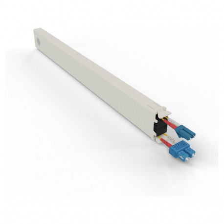 "Patchbox patchbox.one Kupferkassette 8RU (0,8 m), LWL OS2, LC-SC, gelb"