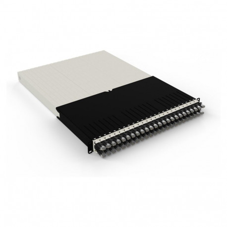 "Patchbox patchbox.one Kabeleinzugssystem 30RU/STP (1,8 m) mit 24 Kassetten, Patchkabel Cat. 6a, U/F