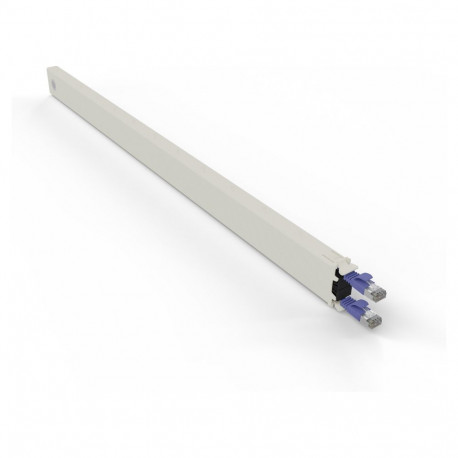 "Patchbox patchbox.one Kupferkassette 30RU (1,8 m), Cat. 6a, U/FTP, PoE, violett"