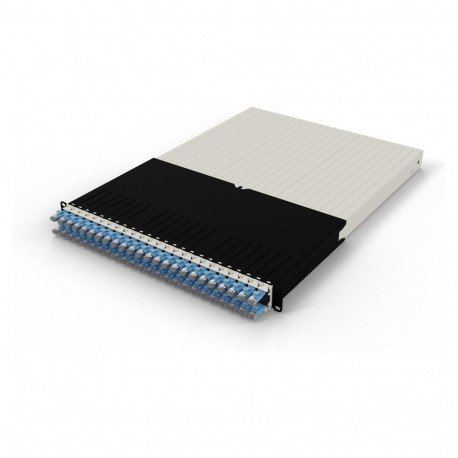 "Patchbox patchbox.one Kabeleinzugssystem 30RU/STP (1,8 m) mit 24 Kassetten, Patchkabel Cat. 6a, U/F