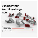 "Patchbox PATCHBOX/dev/mount Käfigmuttern 19"" Befestigungssystem, 50 Stück"