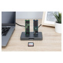 "Docking USB-C->NVMe SSD,SATA SSD, SD"