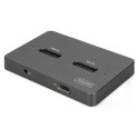 "Docking USB-C->NVMe SSD,SATA SSD, SD"