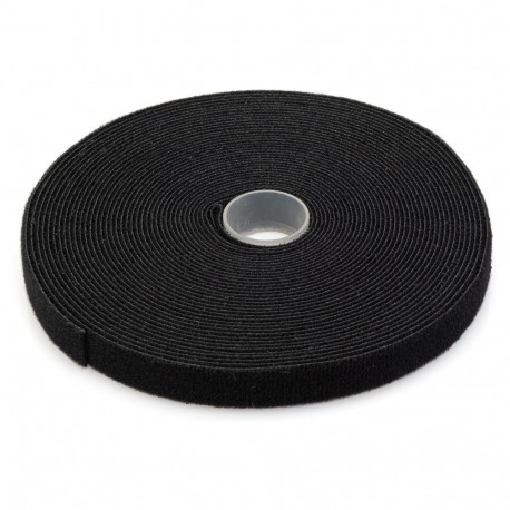 "DIGITUS Klettbandrolle 10x15x2,6mm schwarz"