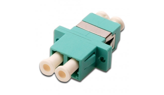 "DIGITUS LWL Kupplung LC->LC Multimode Duplex OM3 aqua"