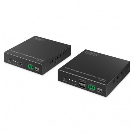 "DIGITUS Extender Set HDMI Fiber 4K/60Hz schwarz"