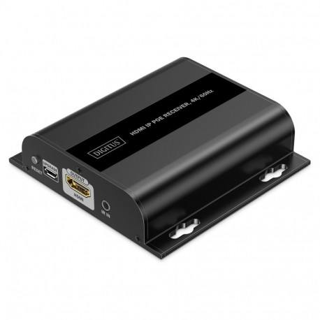"DIGITUS HDMI IP PoE Receiver 4K/60Hz schwarz"