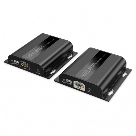"DIGITUS Extender Set HDMI IP PoE 4K/60Hz schwarz"