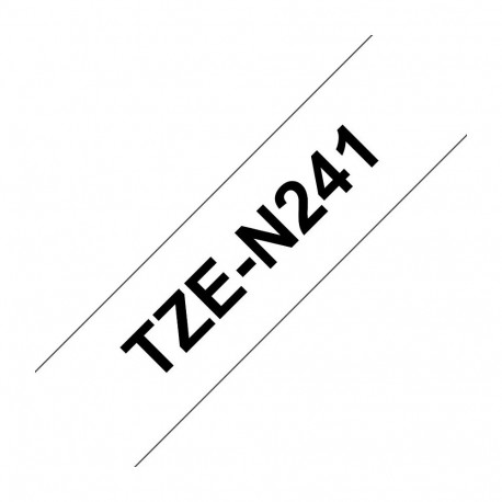 "BROTHER P-Touch TZE-N241 schwarz auf weiss 18mm"