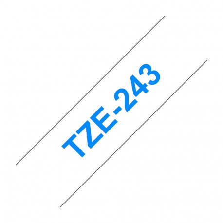 Brother P-Touch TZE-243 sinine valgel 18mm