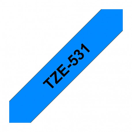 "BROTHER P-Touch TZE-531 schwarz auf blau 12mm"