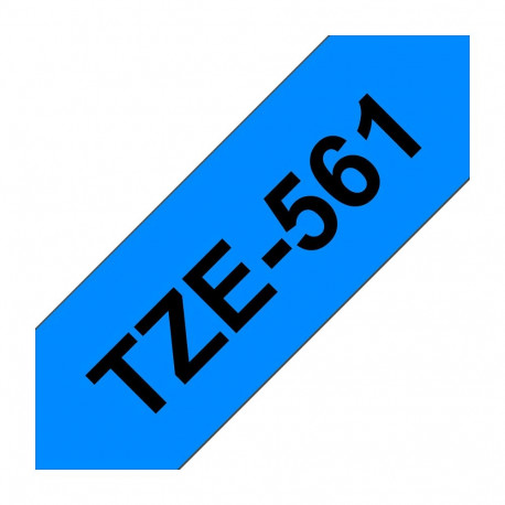 Brother sildilint P-Touch TZE-561 36mm, must sinisel