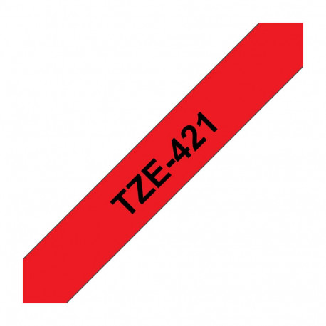 Brother P-Touch TZE-421 must punasel 9mm