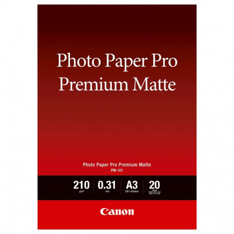 "CANON Photo Paper Premium Matte A3 20 Blatt"