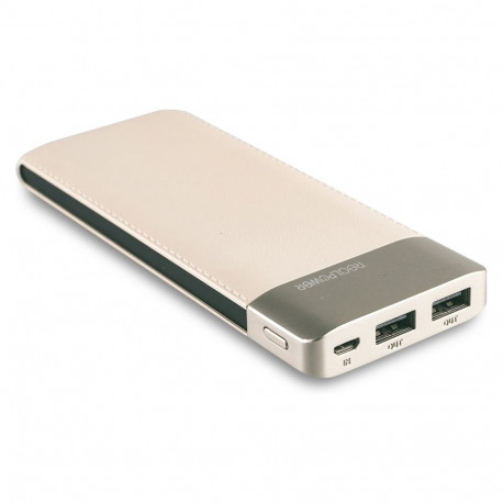 "RealPower Powerbank PB-8000 Fashion Champagner 8.000mAh"