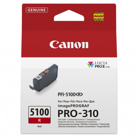 Canon PFI-5100 SERIES punane tindimahuti