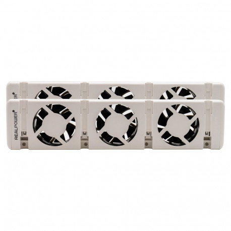 "REALPOWER Heizungslüfter HL-2,2er Set mit 3 Ventilatoren"