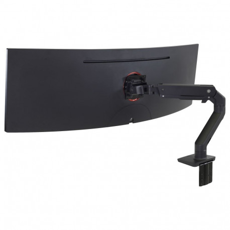 "HX DESK MONITOR ARM WITH HD PIVOT MATTE BLACK"