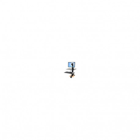 "ERGOTRON WorkFit-S mittelgrosser Monitor HD mit Arbeitsflaeche bis 76cm 30Zoll VESA 75x75 100x100ma