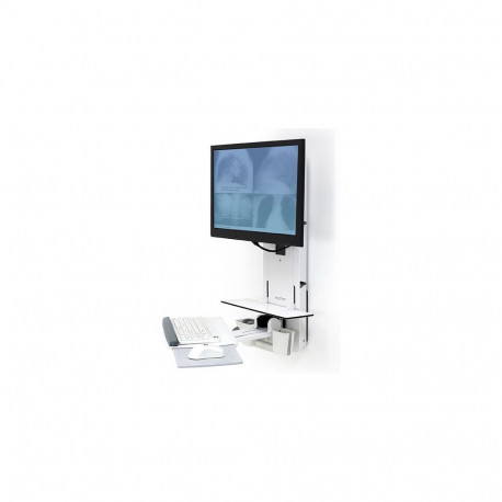 "Ergotron StyleView Sitz-Steh-Vertical Lift (wei)"