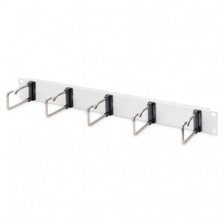 DIGITUS terasrõngastega kaablihalduspaneel 19-tollistele kappidele 1U