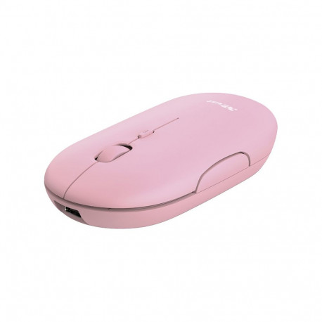 "Trust Puck Extrem dünne wiederaufladbare Funkmaus - Rosa"