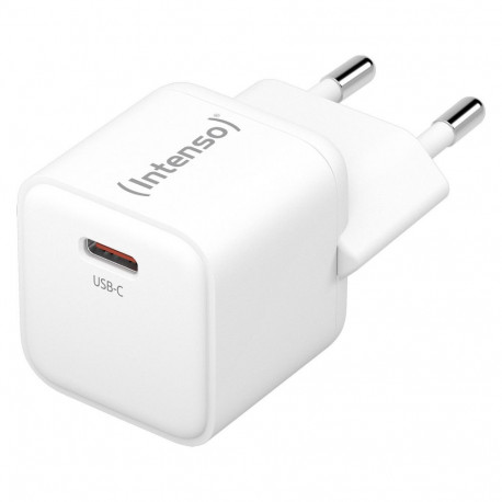 Intenso W30C GaN toiteadapter, 1x USB-C, max. 30 Watt, GaN-tehnoloogia, valge