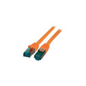 "EFB RJ45 Patchkabel S/FTP Cat.6A LSZH 1.00m orange"