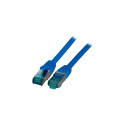 "EFB RJ45 Patchkabel S/FTP Cat.6A LSZH 0.25m blau"