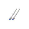 "EFB RJ45 Patchkabel S/FTP, Cat.6A, PVC, UL, 10m, grau"