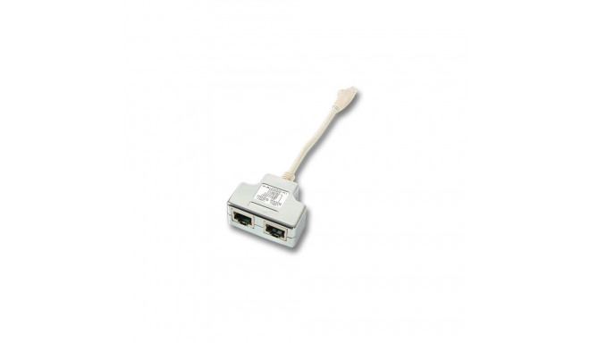 "EFB T-Adapter Cat.5e 2x10/100BaseT für Cablesharing"