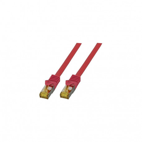 "EFB RJ45 Patchk. S/FTP Cat.6A LSZH Cat.7 Rohk. 0.25m rot"