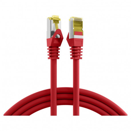 "EFB RJ45 Patchkabel Cat.6A S/FTP LSZH Cat.7 Rohkabel rot"