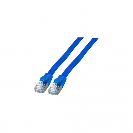 "EFB RJ45 Flachpatchkabel U/FTP Cat.6A PVC 1.50m blau"