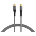 "EFB USB-C Kabel 100W PD 3.0 5A E-Marker Chip 3m grau"
