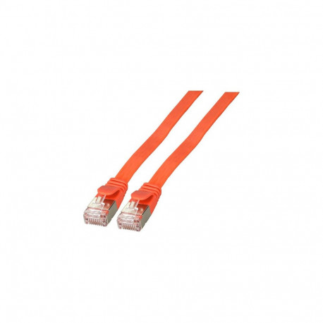"EFB RJ45 Flachpatchkabel U/FTP, Cat.6A, PVC, 5m, rot"