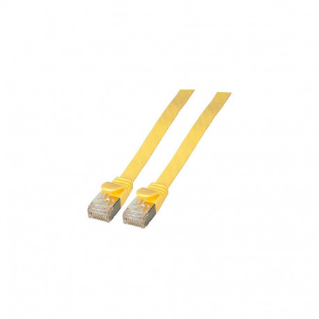 "EFB RJ45 Flachpatchkabel U/FTP Cat.6A PVC 1.50m gelb"