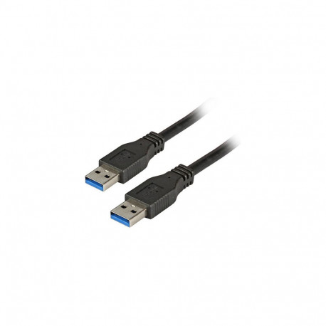 "EFB USB3.0 Anschlusskabel A-A,St.-St.,1.8m,schwarz,Premium"