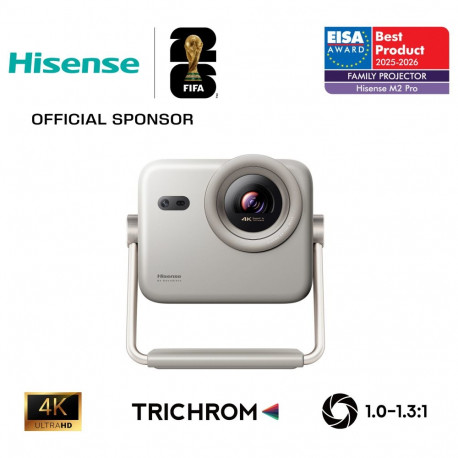 Hisense M2 PRO Trichroma mini-laserprojektor 1.300 ANSI-Lumen