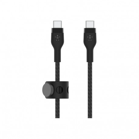 Belkin USB-C - USB-C põimitud kaabel, must, 60W, 2m