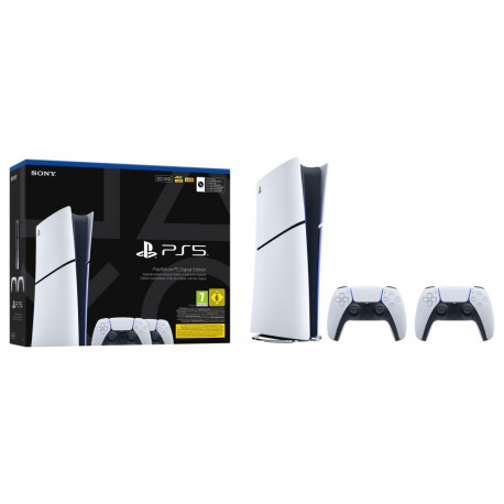 Sony Playstation 5 Slim Digital 825GB + 2 pulti