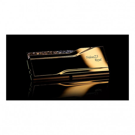 "32GB G.Skill DIMM 7200 (2x 16 GB) Dual-Kit (gold, F5-7200J3445G16GX2-TR5G, Trident Z5 Royal, INTEL 