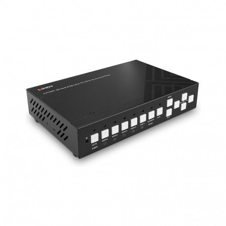 "5 Port KVM Switch Seamless Multiview 4HDMI 1USB Typ C"