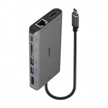 "LINDY DST-Mini XT USB-C Mini Dock 4K HDMI&DP PD 3.0 100W"