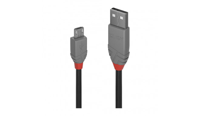 LINDY USB 2.0 kaabel Typ A/Micro-B Anthra Line M/M 5m