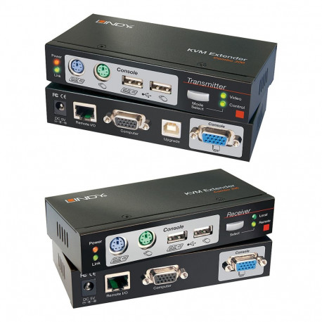 "LINDY Cat5 KVM Extender Combo 300 PS/2 USB & VGA"