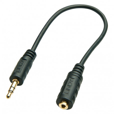 "LINDY Audioadapter 2.5mm Kupplung an 3.5mm Stecker 0,2m"