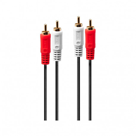"LINDY Audiokabel 1m 2xRCA 2xRCA (Chinch) m/m vergoldet"